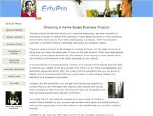 Tablet Screenshot of erlypro.com